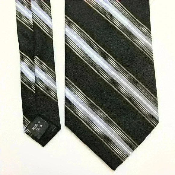 Michael Kors Navy SP Core Stripe Neck Tie - Picture 8 of 10